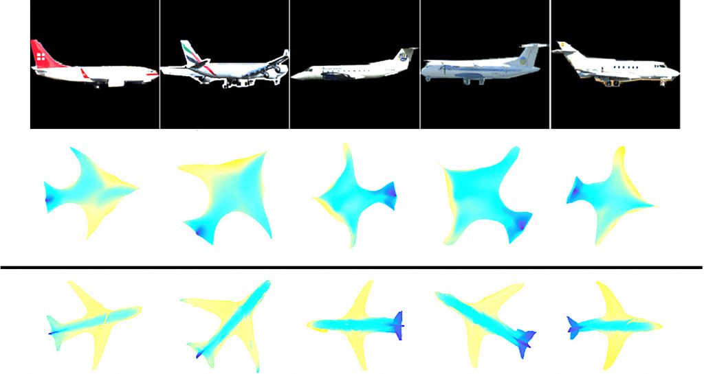3D Airplane object created from 2D images